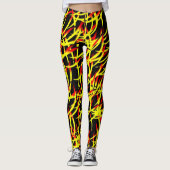 Doigts des Leggings de flamme (Devant)