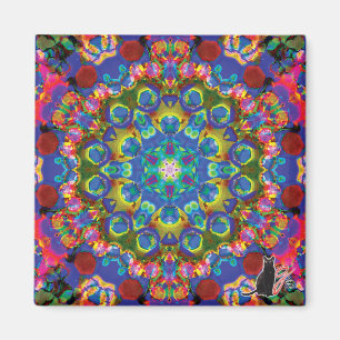 Doily Kaleidoscope Magnet Magneet