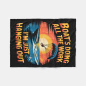 Doing All The Work Parasailer Paragliding Parasail Fleece Deken (Voorkant (Horizontaal))