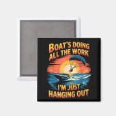 Doing All The Work Parasailer Paragliding Parasail Magneet (Voorkant / Achterkant)