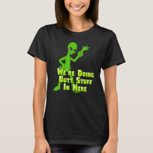 Doing Butt Stuff buitenaardse verliezer krijgen in T-shirt