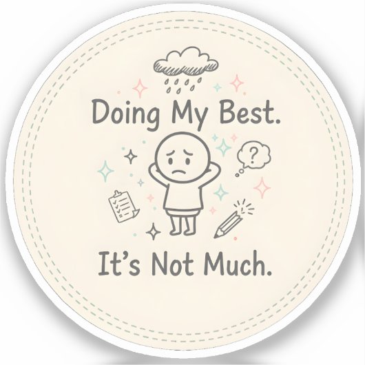 Doing My Best. It’s Not Much Sticker (Voorkant)