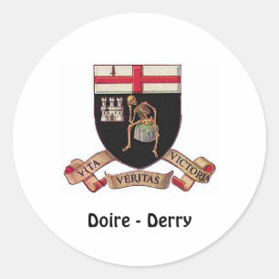 Doire (Derry) - autocollant