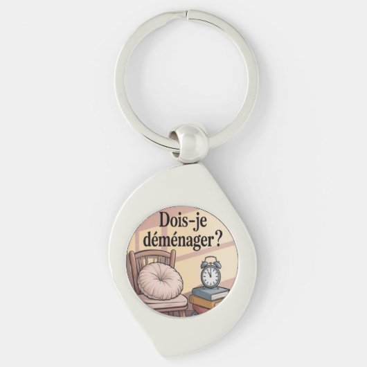 Dois-je déménager ? sleutelhanger (Voorkant)