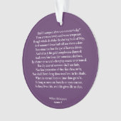 Dois-je te comparer à un jour d'été ? sonnet 18 (devant)