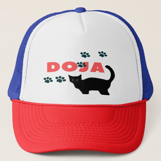 Doja en kat trucker pet (Voorkant)
