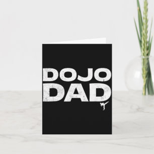 Dojo Dad Martial Arts Grappige Vaderdag Cadeau Voo Kaart