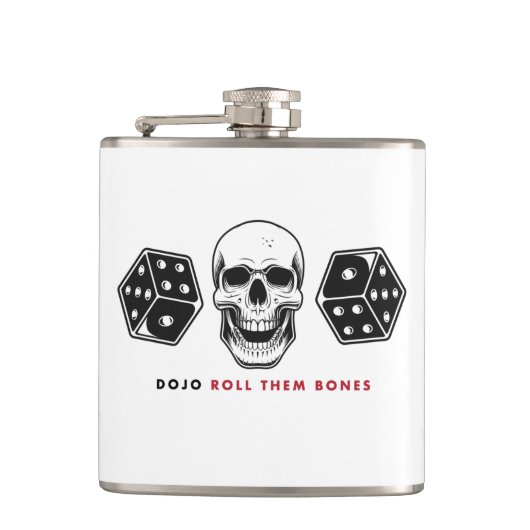 Dojo "Roll Them Botten" Heupfles (Voorkant)