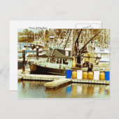 dok van de baai briefkaart (Voorkant / Achterkant)