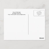 dok van de baai briefkaart (Achterkant)