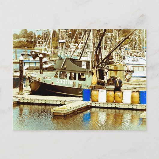 dok van de baai briefkaart (Voorkant)