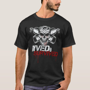 Doken en Overleefde Scuba Diving Leraar T-shirt