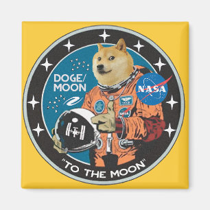 Dokokoetsin "to the moon" magnet magneet