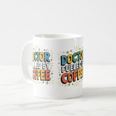 Dokter aangewakkerd door mok (Voorkant links)