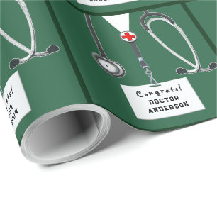 Dokter Afstudeercadeau Inpakpapier
