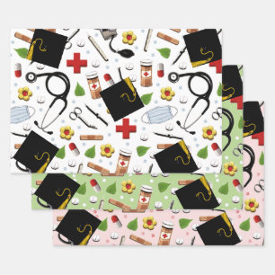 Dokter Afstudeercadeau Inpakpapier Vellen