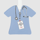 Dokter Afstudeercadeau Ornament (achterkant)
