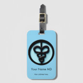 Dokter Bagage Label (Voorkant (verticaal))