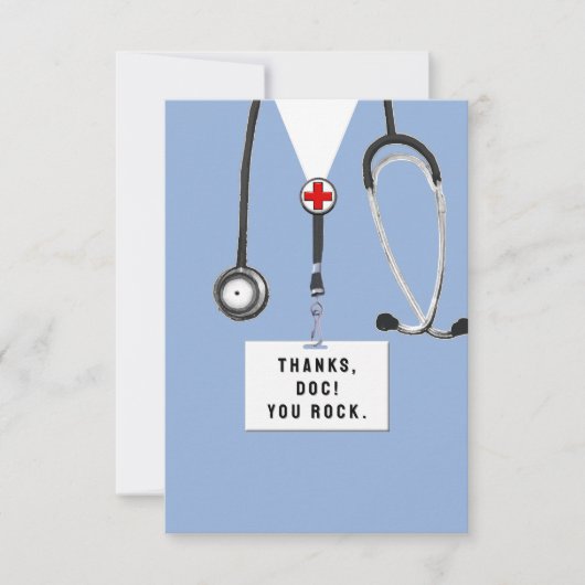Dokter Bedankkaart (Voorkant)