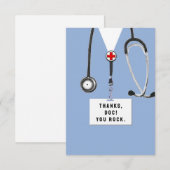 Dokter Bedankkaart (Voorkant / Achterkant)