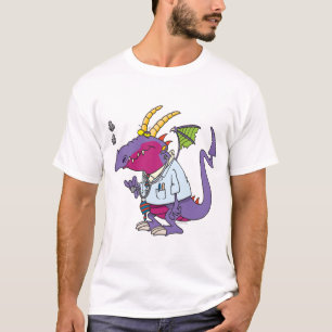 dokter dragon grappig tekenfilm t-shirt