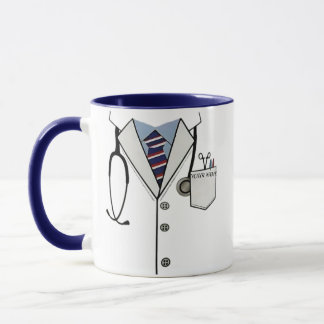 Dokter en Verpleegkundige Mok - Custom Name Medica