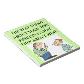 dokter grapje notitieblok (Schuin)