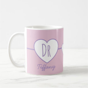 Dokter Hart Roze en Paarse koffiemok
