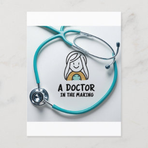 Dokter in de dop briefkaart