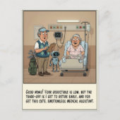 Dokter Introduceert Robotassistent Herstel Briefkaart (Voorkant)