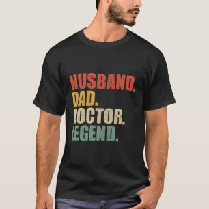 Dokter Man Papa Legend Vaderdag T-shirt