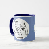 Dokter met Stethoscoop test voeten. Doctor Mok (Voorkant links)