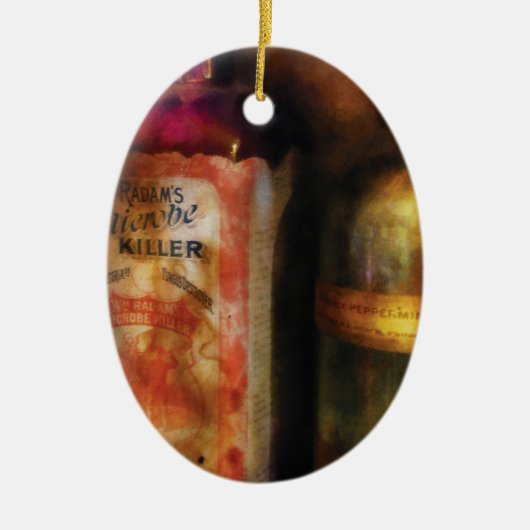Dokter - Microbe Doder Keramisch Ornament (Voorkant)