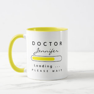 DOKTER [Name] Lading Yellow & White Mok