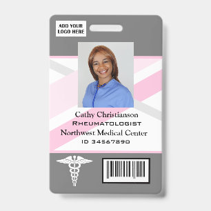 Dokter of verpleegster naam Badge Scanner Code