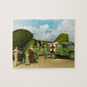 Dokter - Overbrengen van gewonden Legpuzzel