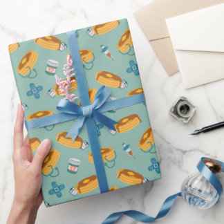Dokter Pannenkoeken Bleekgroen Cadeaupapier