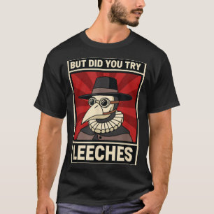 Dokter Plaag Retro Maar Probeer Illustratie T-shirt