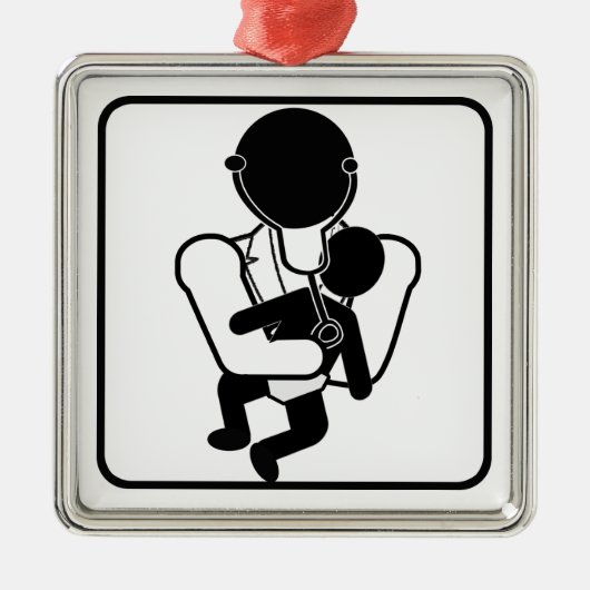 DOKTER VAN DE PEDIATRICIAN CHRISTMAS ORNAMENT BABY (Voorkant)