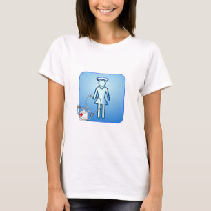 Dokter Verpleegster Sportgeneeskunde Vrede Liefde T-shirt