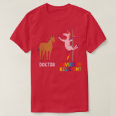 Dokter vs. assistent-arts t-shirt (Design voorkant)
