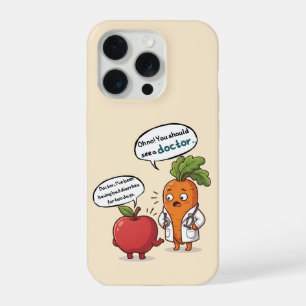 Dokter Wortel met zijn eerste patiënt Grappig iPhone 15 Pro Hoesje
