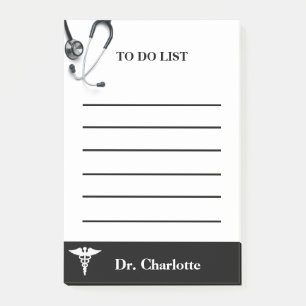 Dokter Zwart en Wit Takenlijst Post-it® Notes