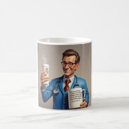 Dokter's favoriete Mok - Sip uw cafeïne met de aut (Center)