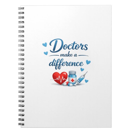 Dokters Maken Een Verschil Notitieboek Ontwerp Cad (Voorkant)