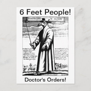 Dokter's Pest Mask Briefkaart