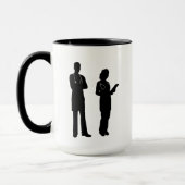 Dokters Silhouette Mok (Links)