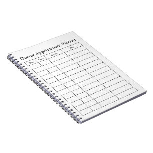 Doktersafspraakplanner notitieboek
