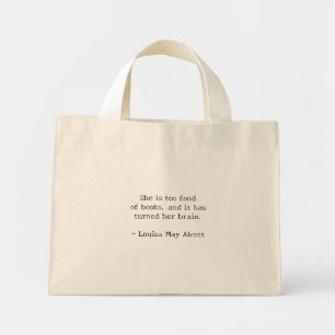 Dol op Boeken Mini Tote Bag