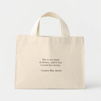 Dol op Boeken Mini Tote Bag